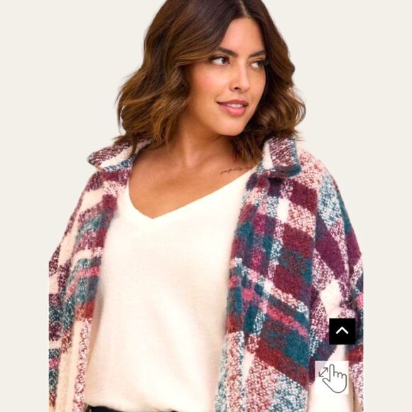 TORRID NEW Plus Size Cold Weather RUANA Sweater. - Picture 8 of 16